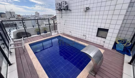 Cobertura Duplex com 4 dormitórios à venda, 398 m² por R$ 2.200.000 - Barra Funda - Guarujá/SP