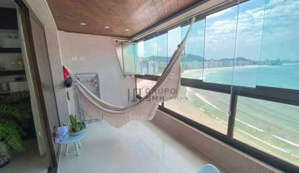 Apartamento com 3 dormitórios para alugar, 170 m² por R$ 13.000,00/mês - Jardim Astúrias - Guarujá/SP