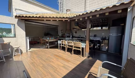 Cobertura com 3 dormitórios à venda, 135 m² por R$ 800.000,00 - Astúrias - Guarujá/SP