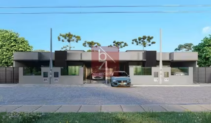 BAL. PIÇARRAS/SC - Casa Geminada 2 dorm.  84,46M² priva.R$485.000,00