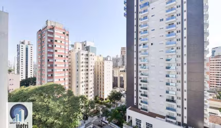 APARTAMENTO REFORMADO E MODERNIZADO EM ANDAR ALTO – VILA OLÍMPIA - Projeto de arquitetura elaborado por arquiteto renomado. - Apartamento 100% reforma