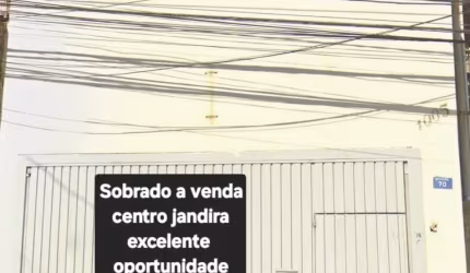 Casa Sobrado a venda   no Centro de Jandira