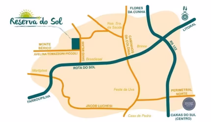 Terreno à venda no bairro Monte Bérico - Caxias do Sul/RS