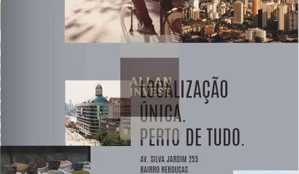 Apartamento com 2 quartos à venda na Avenida Silva Jardim, 255, Rebouças, Curitiba, 40 m2 por R$ 497.410
