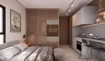 Apartamento com 1 quarto à venda na Avenida Com. Franco, 3218, Guabirotuba, Curitiba, 19 m2 por R$ 245.756