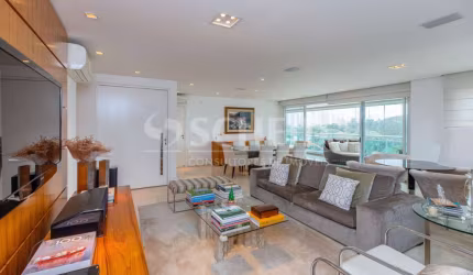 Apartamento 240m², 4 suítes, 4 vagas fixas e varanda goumert à venda no Brooklin