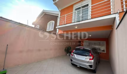SOBRADO COM 152M2 - 3 DORM - 3 SUÍTES - 4 VAGAS - PRONTO PARA MORAR - SEMI-MOBILIADO
