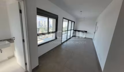 Apartamento novo de 43m2, 1 sala grande com varanda em ótima localização na Zona Sul