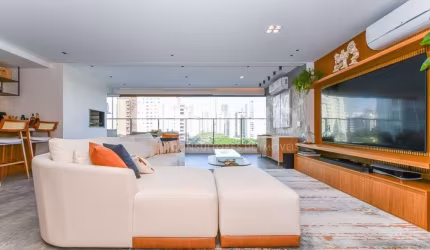 Apartamento no Brooklin com 110m² e 2 dormitórios