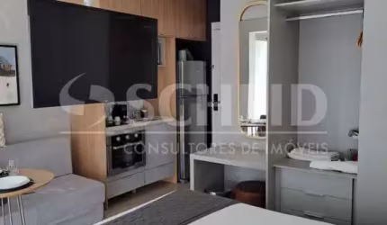 STUDIO MOEMA COM 25M² BEM DISTRIBUIDOS EM 1 DORMITÓRIO COM SUÍTE, COZINHA AMPLA,
