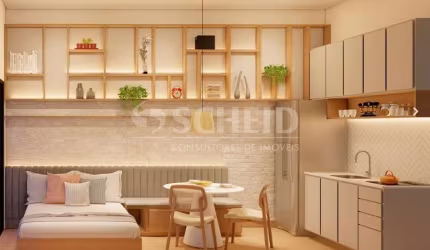 Studio á Venda no Campo Belo com 34m²