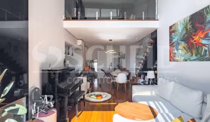 Apartamento a venda de 160,00m² útil, com 3 quartos e 2 vagas com pé direito duplo, no Brooklin.