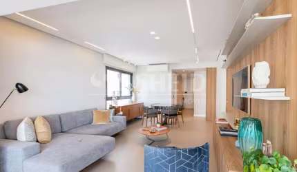 Apartamento á Venda no Campo Belo com 117m², 2 quartos sendo 2 suítes, 2 vagas.
