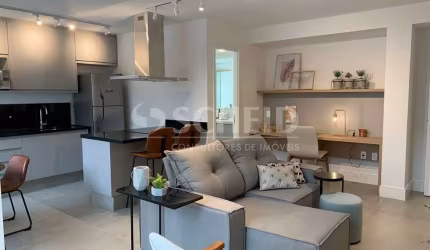 Cobertura Duplex para Locação no Ibirapuera, 85m², 1 suíte ampla, Sala Integrada com Cozinha,2 vagas