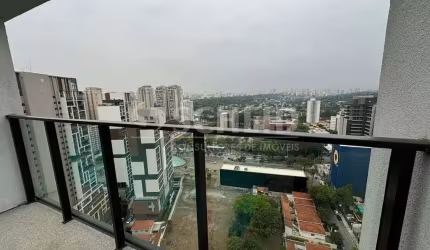 Studio a venda 27m2 1 dorm com varanda proximo da estação Brooklin