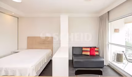 Studio á Venda no Brooklin com 37m², 1 quarto, 1 vaga.