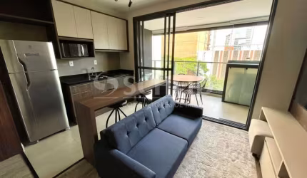 Apartamento á Venda no Campo Belo com 46m², 1 quarto sendo 1 suíte, 1 vaga.