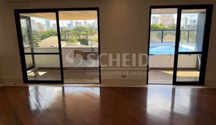 Apartamento para Locação no Brooklin, 216m², 3 Suítes, Varanda Gourmet com Jacuzzi, 3 vagas