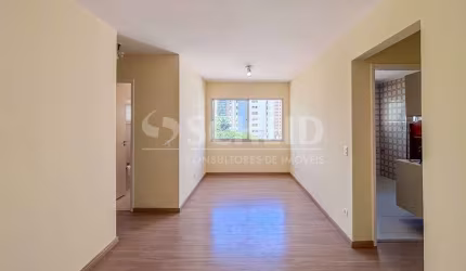 Apartamento Moema 60 m², 2 quartos, sala dois ambientes, cozinha, 1 vaga de garagem.