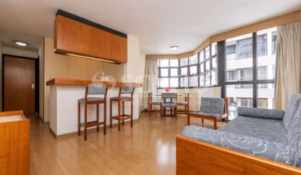 Apartamento á Venda no Campo Belo com 49m², 1 quarto, 1 vaga.