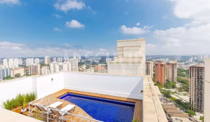 Cobertura, 4 doms, 3 suites, 4 vagas, vista panorâmica no Jd.Marajoara