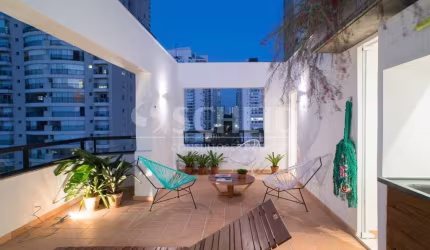 Cobertura Dulex com terraco privativo e exclusivo, com linda vista do bairro.