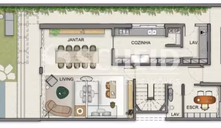 Condomínio de Casas Morumbi, 655m², 4 quartos, 4 suítes, closet, 4 vagas, 5 banheiros, sala, cozinha