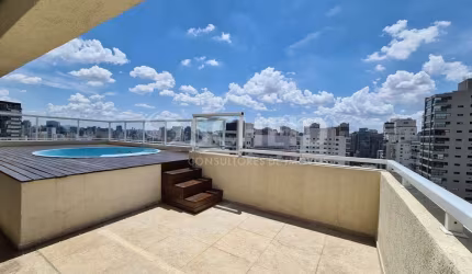 Cobertura à Venda Moema com 234 m² - 4 quartos - 3 vagas