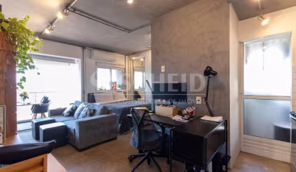 Apartamento á Venda no Brooklin com 44m², 1 quarto sendo 1 suíte, 1 vaga.