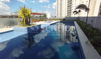 Apartamento novo para locação com 2 quartos e varanda.