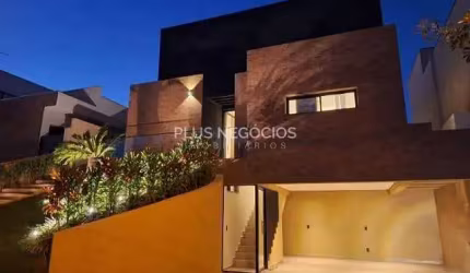 Luxuosa Casa Semi-Mobiliada no Residencial Cyrela Landscape - 317m², 4 Suítes, Piscina, Espaço Gour