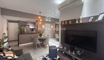 Apartamento no Vitrine Esplanada totalmente mobiliado. 2 dormitórios, sendo 1 suíte com closet. Est