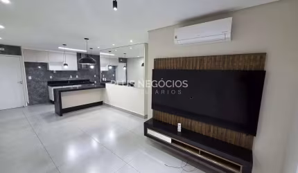 Para locação: Apartamento de 88m² no Glass Campolim com 3 dorms (1 suíte), varanda gourmet, móveis