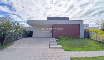 Casa nova para venda e locação 4 suites área gourmet com piscina, Alphaville Nova Esplanada 3, Voto