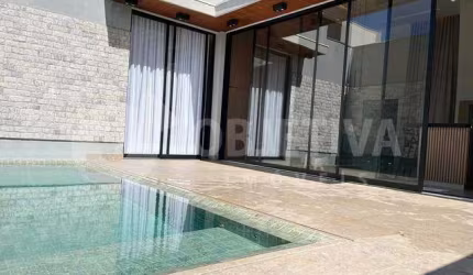 Maravilha casa térrea de alto padrão em condomínio fechado na Zona Sul de Uberlândia