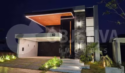 Casa em Condomínio à venda, 3 quartos, 3 suítes, 4 vagas, CONDOMÍNIO TAMBORÉ - UBERLANDIA/MG