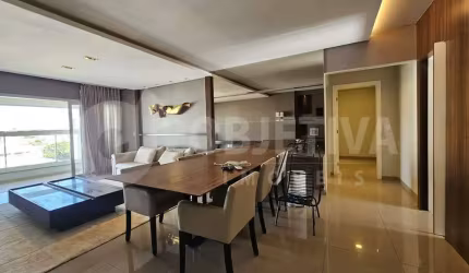 Belíssimo apartamento de alto padrão mobiliado disponível para aluguel em regiao privilegiada de Uberlandia