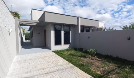 Casa com 62m² - 3 quartos – 1 suíte – 2 banheiros – 2 vagas