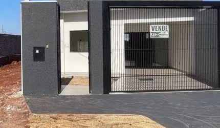 Casa Nova á venda com suíte + 02 quartos no Jd. Novo Paulista em Maringá