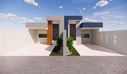 Casa á venda com Suíte + 2 Quartos no JD Floresta em Sarandi