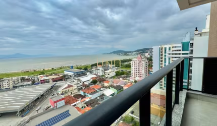 Apartamento com vista mar,  a venda com 02 quartos, sendo uma suíte. Kobrasol/São José.