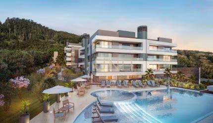 Apartamento alto padrão com 3 suítes e 2 vagas de garagem no bairro Cacupé/Florianópolis.