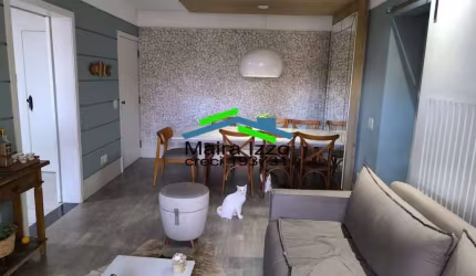 Apartamento 2 dormitórios - 1 suíte - Porteira Fechada - Aparecida - Santos