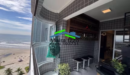APARTAMENTO 2 DORMITÓRIOS-VARANDA GOURMET VISTA MAR-LAZER - PRAIA GRANDE-SP