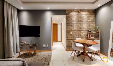 Apartamento porteira fechada com 02 dormitórios, no Jardim Cidade de Florianópolis, São José/SC
