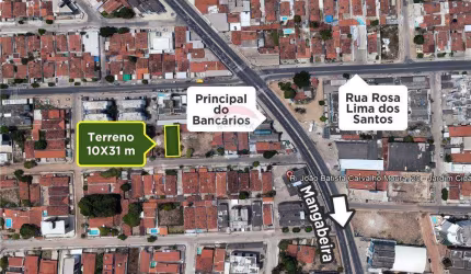 Terreno de 310m² a venda ao lado da principal dos Bancários