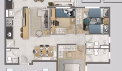 Apartamento com 3 quartos à venda na Rua Rondonia, 235, Aldeia, Barueri, 80 m2 por R$ 830.000