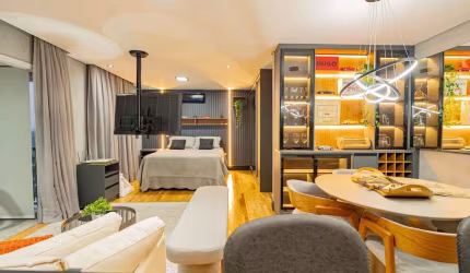 Apartamento com 1 quarto à venda na Avenida Sagitário, Sítio Tamboré Alphaville, Barueri, 52 m2 por R$ 875.000