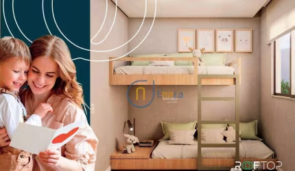 Apartamento com 2 dormitórios à venda, 37 m² por R$ 210.000,00 - Poço Rico - Juiz de Fora/MG