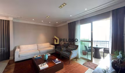 Apartamento à venda com 179m² com Varanda Gourmet - 3 suítes - Sala ampla com 3 ambientes - Andar alto com vista panorâmica para Serra da Cantareira -